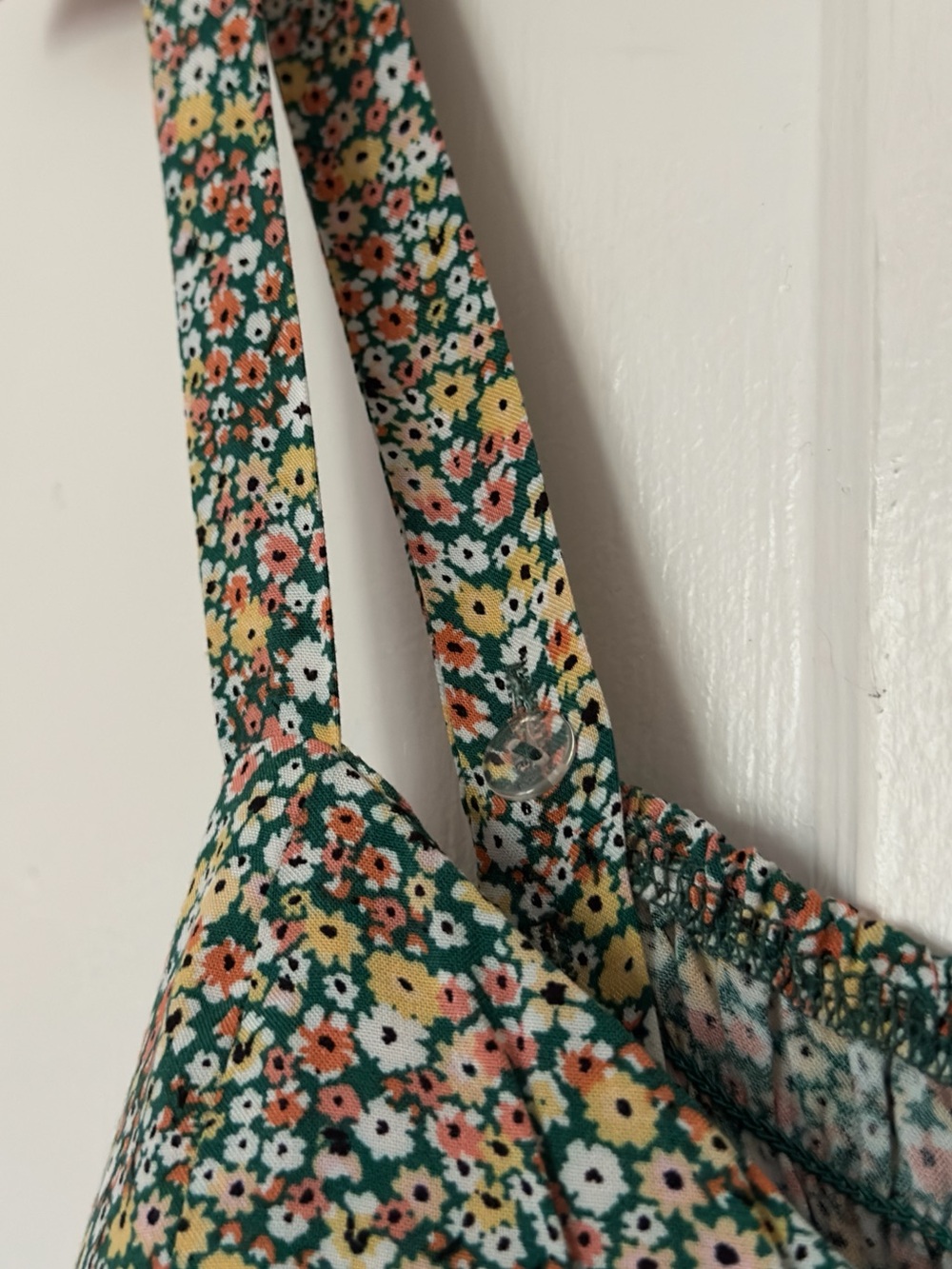 Floral Midi Sundress in Green - Picture 4 of 5